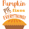 Pumpkin Pie fixes everything