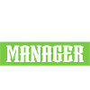 Event Manager green tshirt black