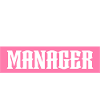 Event Manager tshirt rose noir