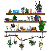 Hanging shelves