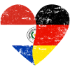 Paraguay Germany Heart