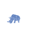 Drôle de rhinocéros disant