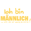 Ausrede Namenschild Mann männlich