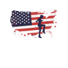 American Flag Rope Jumping