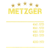 Metzger Stundenlohn