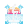 Vaporwave Rope Jumping