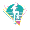 Vaporwave Rope Jumping