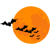 Halloween moon