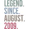 Legend Since August 2009