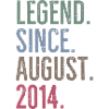 Legend Since August 2014
