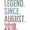Legend Since August 2018