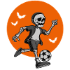 Soccer Skeleton Halloween Boys