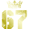 67 Number crown