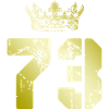 73 Number crown
