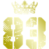83 Number crown