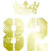 82 Number crown