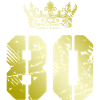 80 Number crown
