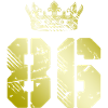 86 Number crown