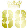 88 Number crown