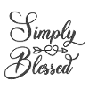 Christian Design Simply Blessed