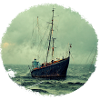Old sailboat