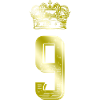 9 Number crown