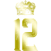 12 Number crown