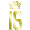 16 Zahl Krone