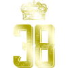 38 Number crown