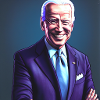 Joe Biden Cartoon Painting
