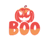 Boo Halloween Pumpkin