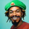 Rastafarian portrait