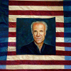 USA flag With Joe Biden