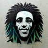 Rastafarian graffiti sketch
