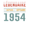 Légendaire Depuis Septembre 1954 Anniversaire