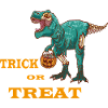 Astuce ou friandise T-Rex d’Halloween