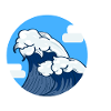 Surfing the surf fan wave