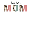 twin mom Leopard Print Funny