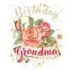 Grandma-Grandma Birthday Vintage-Happy Birthday Grandma