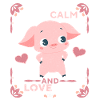 Piglet, pig, pig-piglet, funny saying