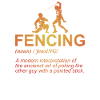 Lustige Fechtdefinition Sportfechter Fechten