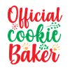 Official cookie baker - humour noël