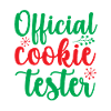 Official cookie tester - humour noël