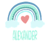 Alexander Nom Rainbow Baby