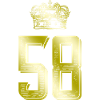 58 Number crown