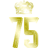75 Number crown