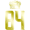 84 Number crown