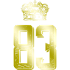 83 Number crown