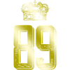 89 Number crown