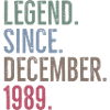 Legend Since December 1989